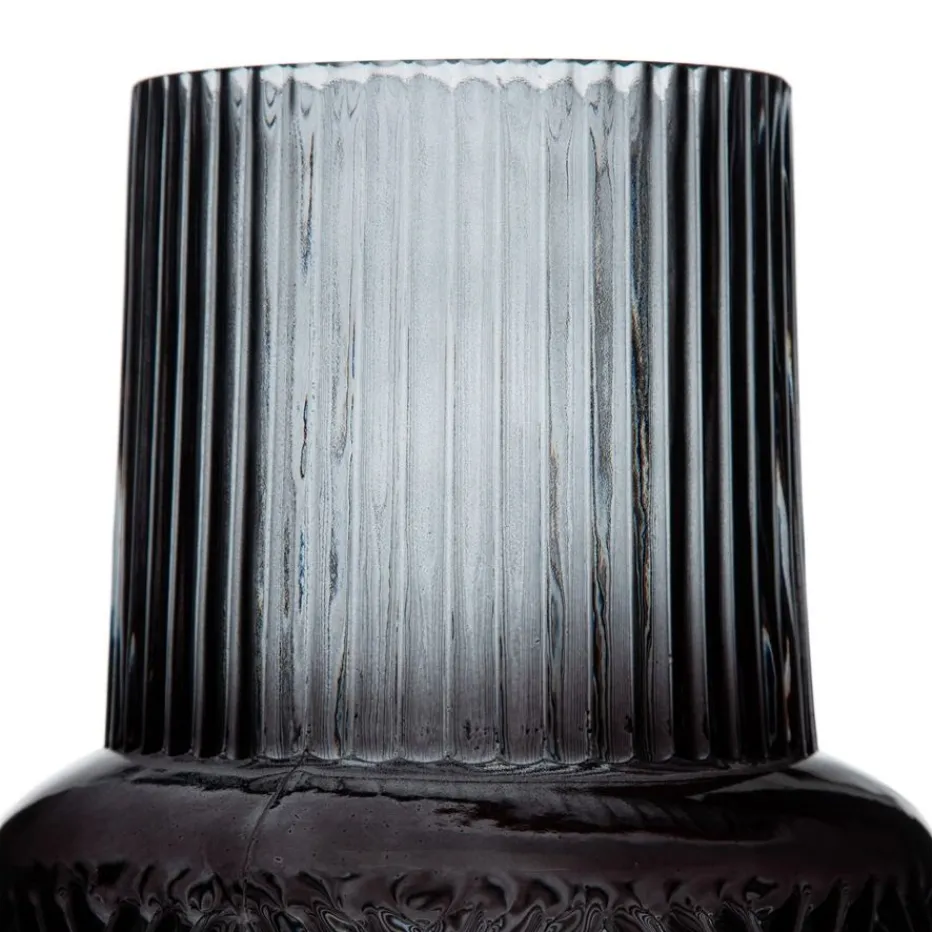 Jata Vase gris en verre décoration^Banak Sale