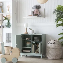 Kadi Meuble enfant avec rangement vert^Banak Outlet