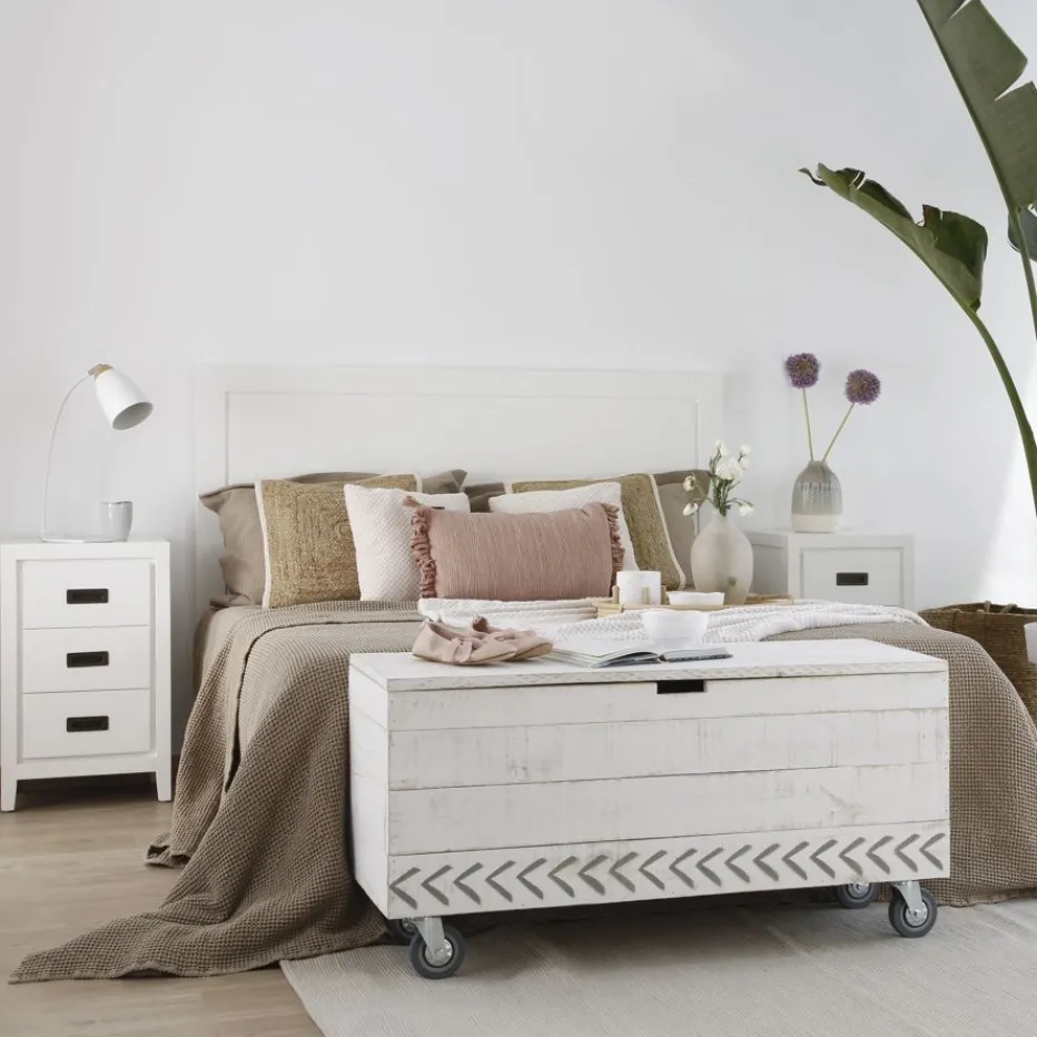 Kehra Tête de lit pour lit de 150 et 160 laqué en blanc^Banak New
