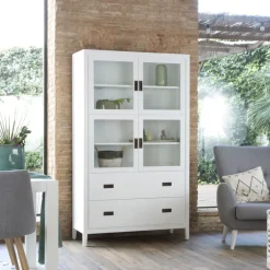 Kehra Vitrine laqué blanche^Banak Online