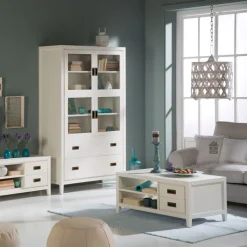 Kehra Vitrine laqué blanche^Banak Online