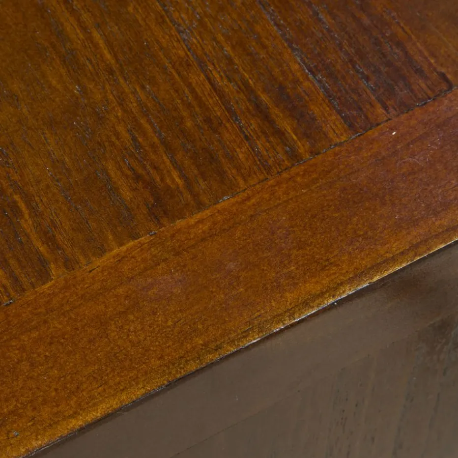 Kenia Table basse relevable en bois couleur teck^Banak New