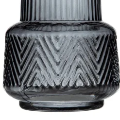 Kole Vase en verre gris décoration^Banak New
