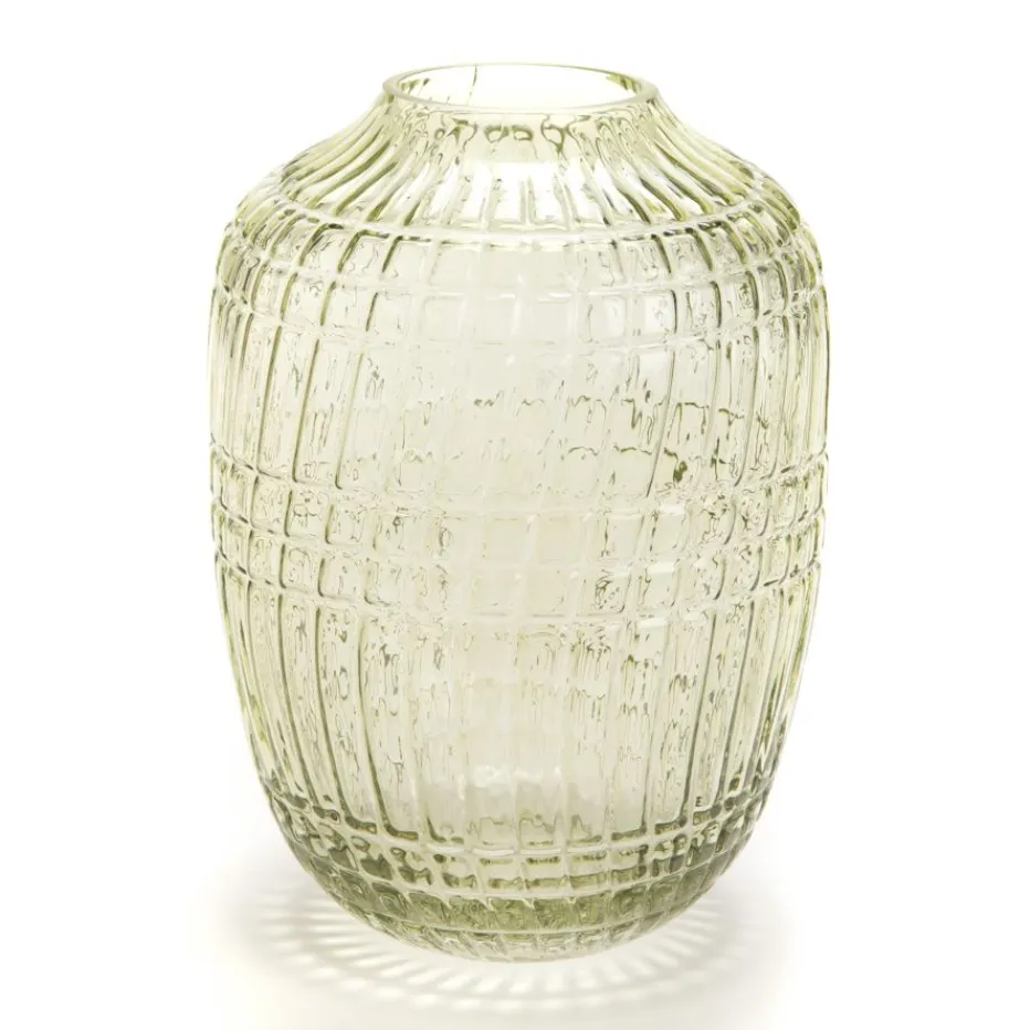 Kuka Vase en verre vert h20^Banak Hot