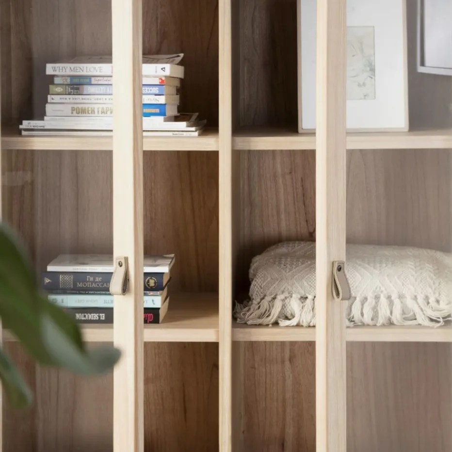 Kumla Vitrine en bois couleur naturelle^Banak Hot