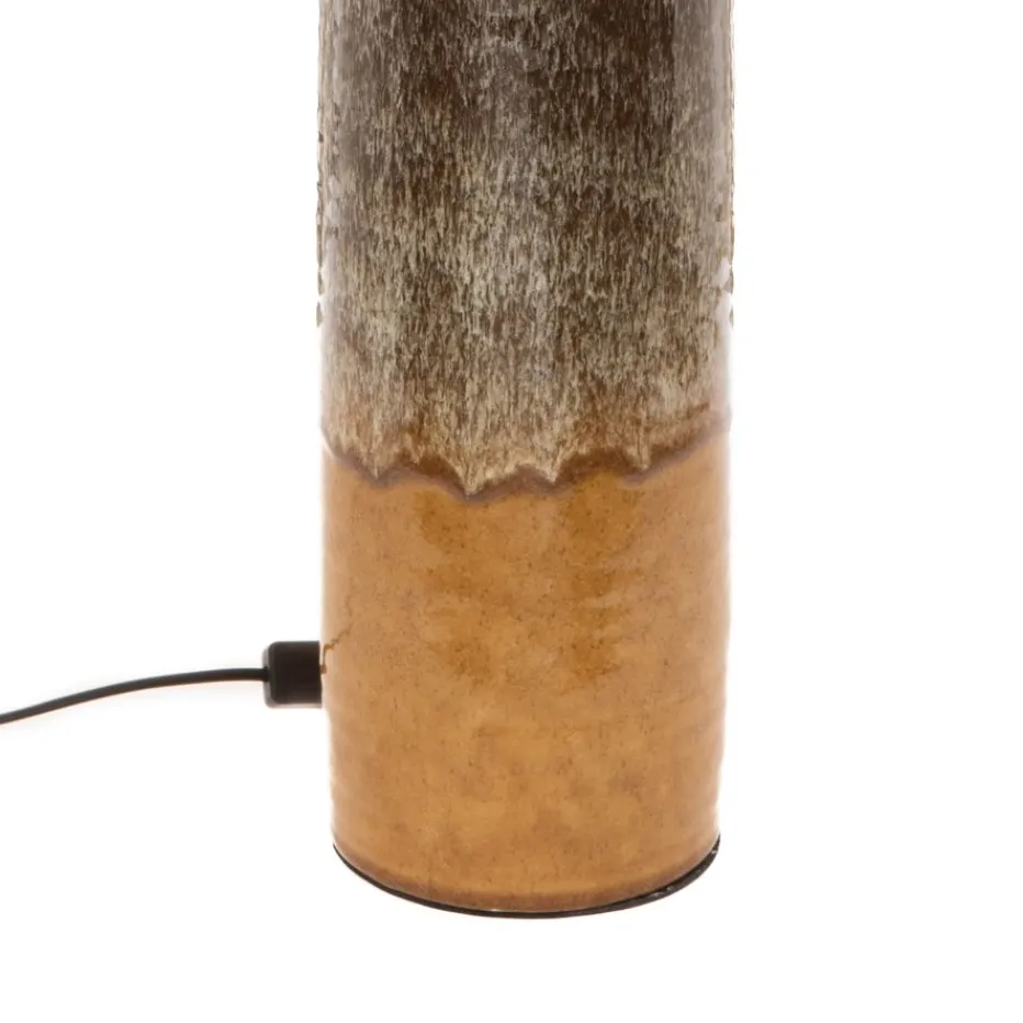Laram Lampe de table en grès et coton^Banak Online