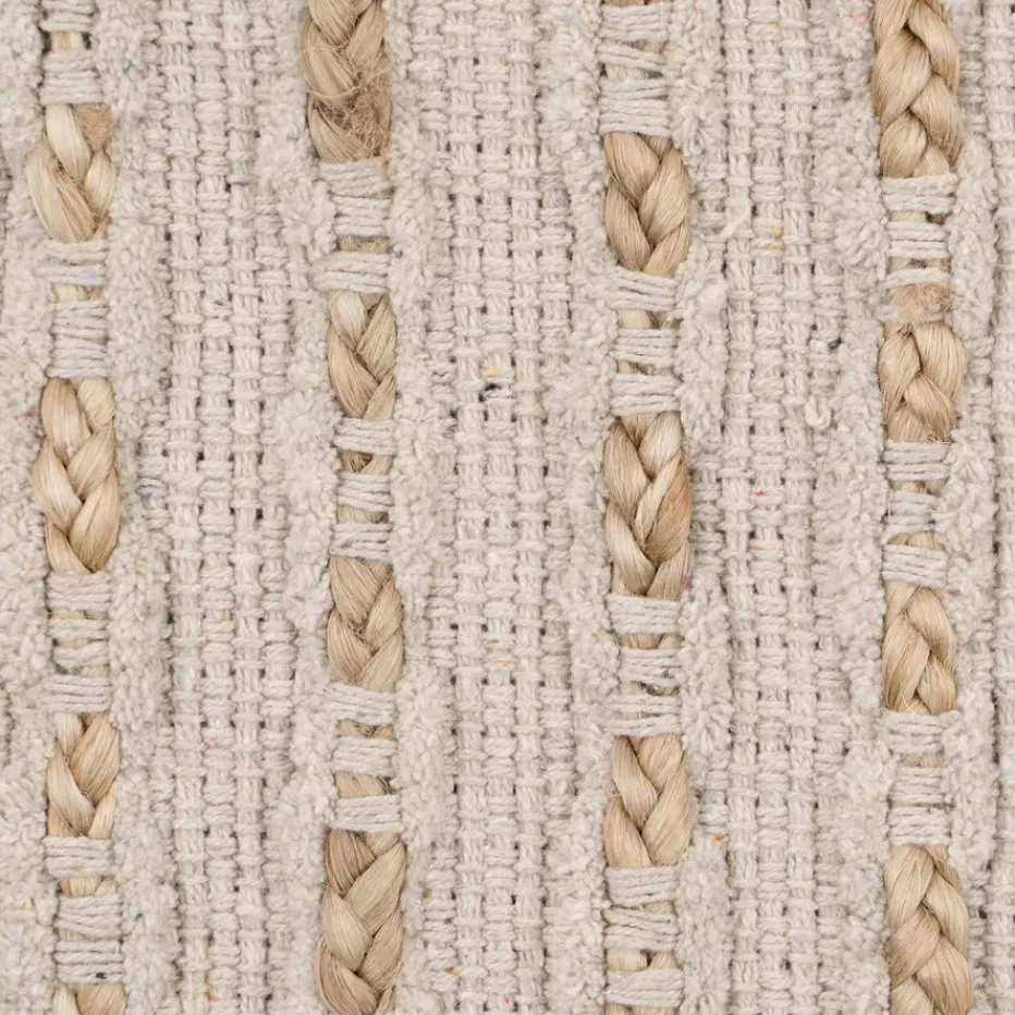 Larka Tapis de salon en jute et coton^Banak Clearance