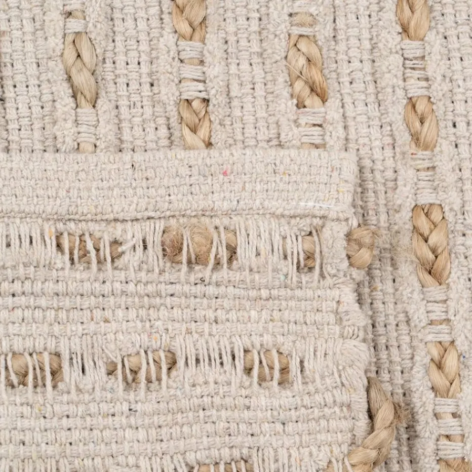 Larka Tapis de salon en jute et coton^Banak Clearance