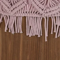 Larta Pouf rond en coton et bois^Banak Hot