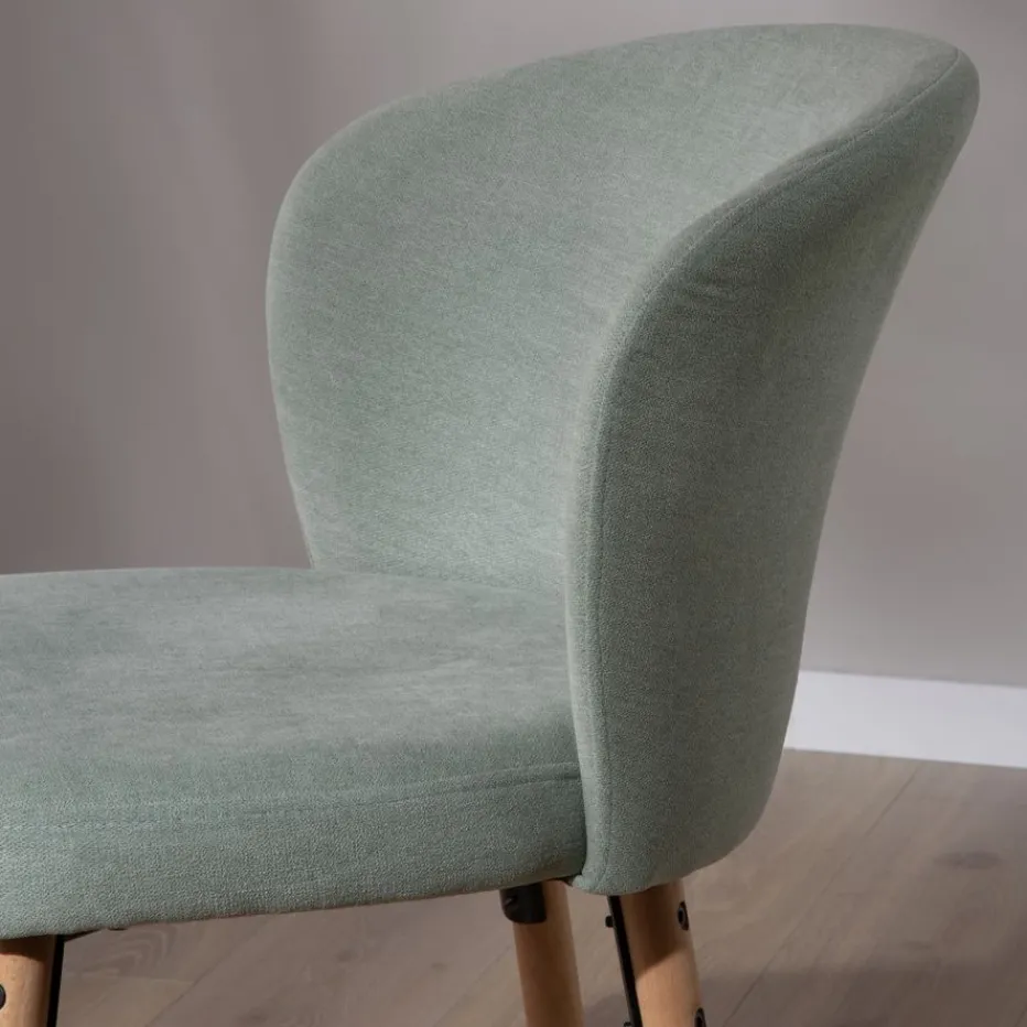 Lauder Chaise tapissee aquamarine^Banak Clearance