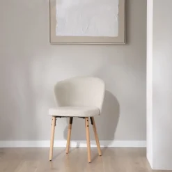 Lauder Chaise tapissee blanche^Banak Online