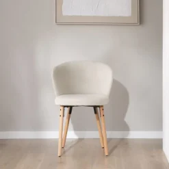 Lauder Chaise tapissee blanche^Banak Online
