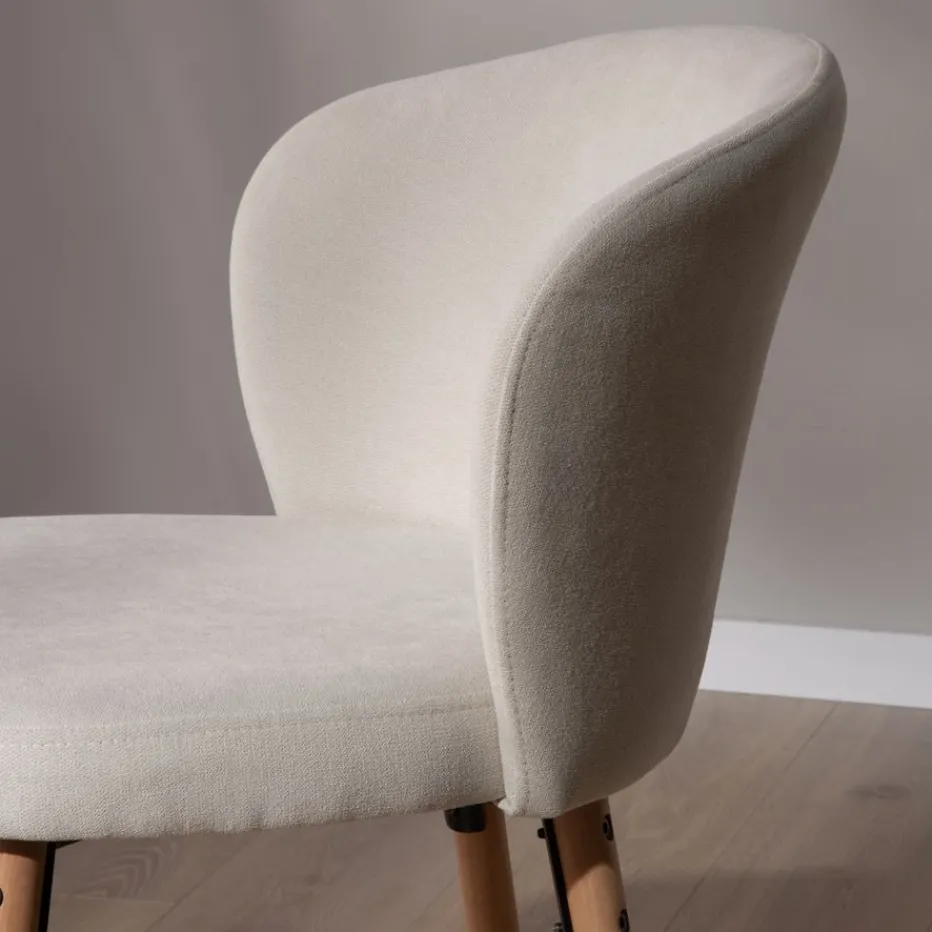 Lauder Chaise tapissee blanche^Banak Online