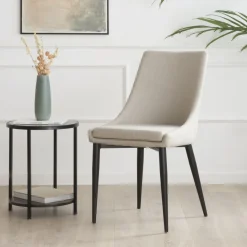 Lauren Chaise rembourrée beige^Banak Sale