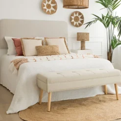 Lean Banc rembourré beige^Banak Outlet