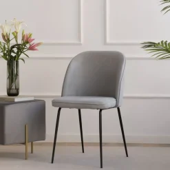 Leivar Chaise rembourrée gris^Banak Discount