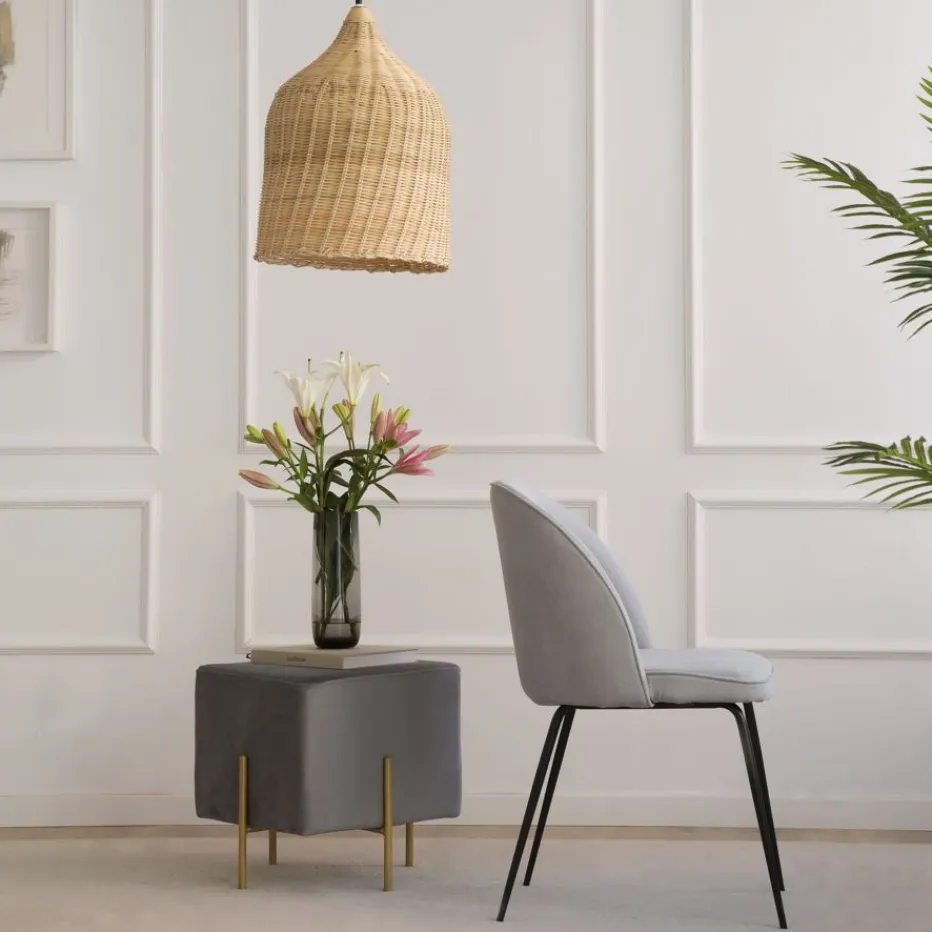 Leivar Chaise rembourrée gris^Banak Discount
