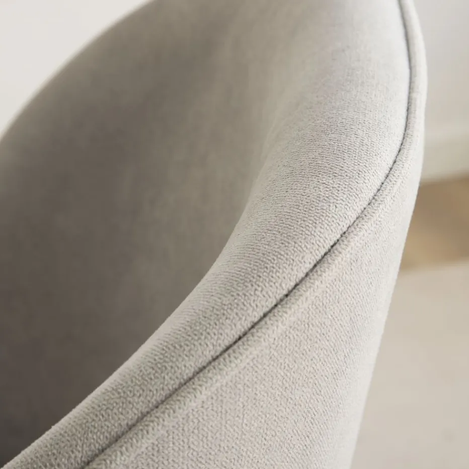 Leivar Chaise rembourrée gris^Banak Discount
