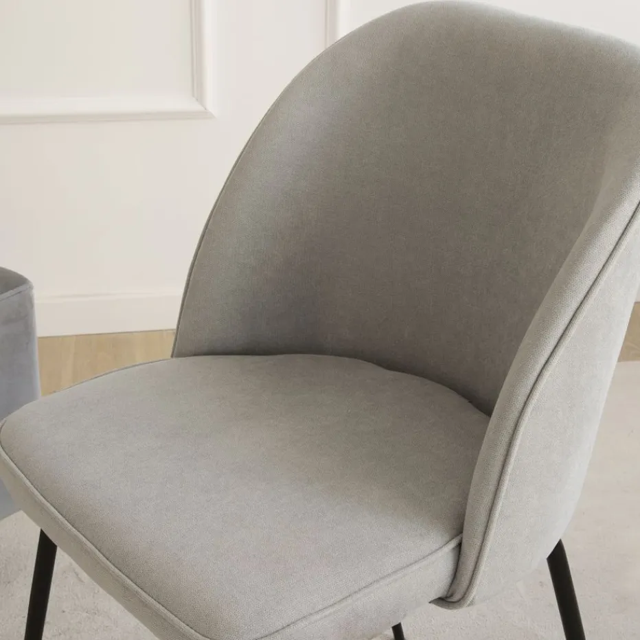 Leivar Chaise rembourrée gris^Banak Discount