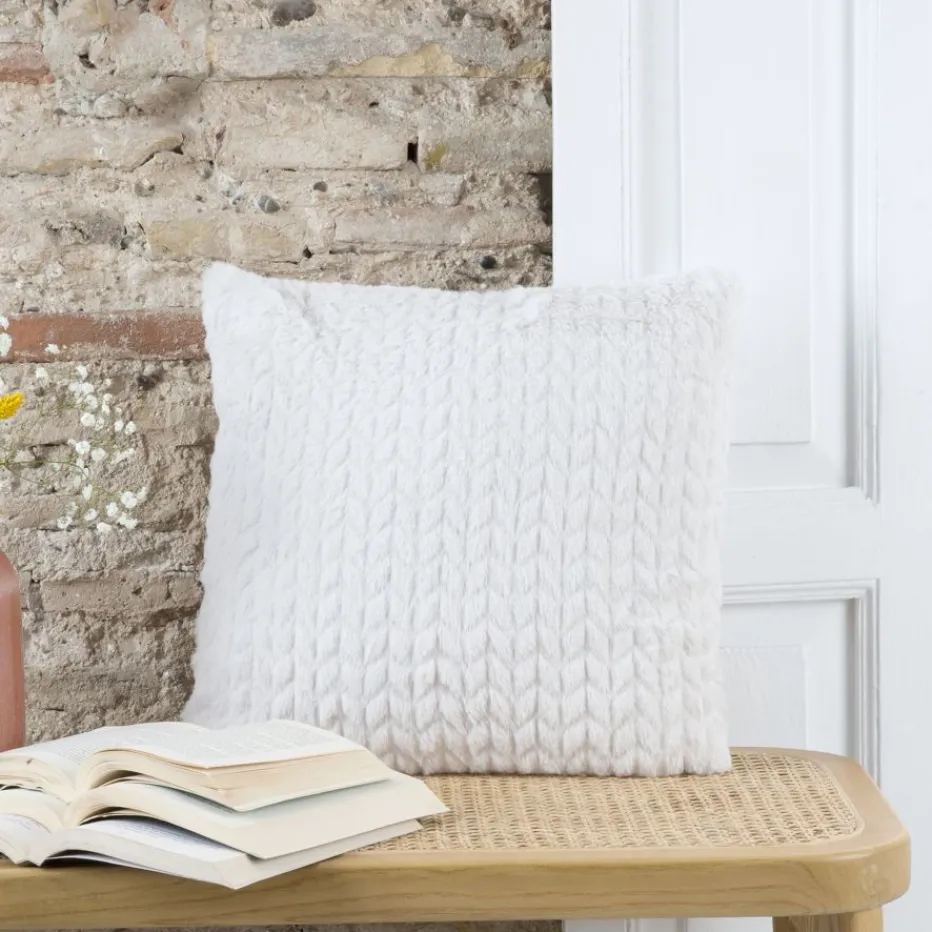 Lest Coussin chevron crème^Banak New