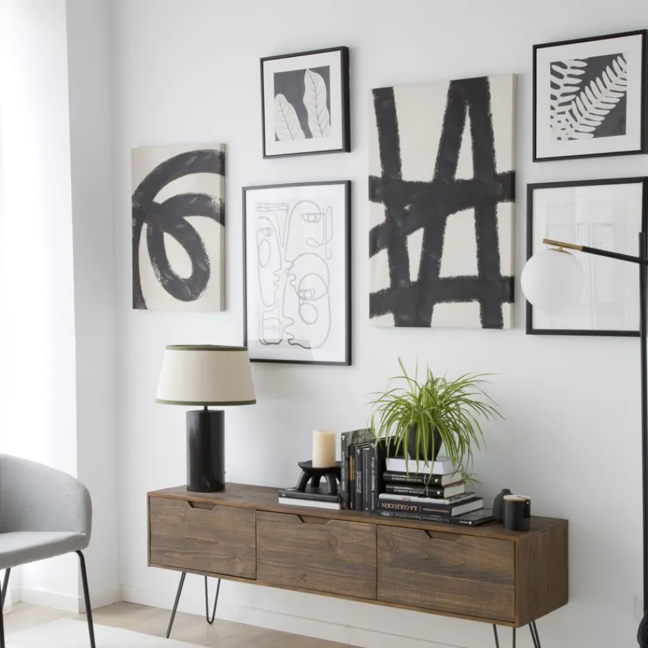 Ligne Cuadro 60x90cm toile+mdf^Banak