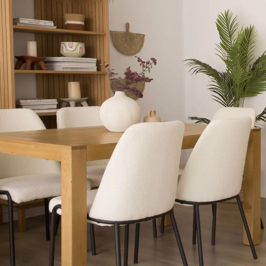 Liv Chaise bouclette blanc^Banak Sale