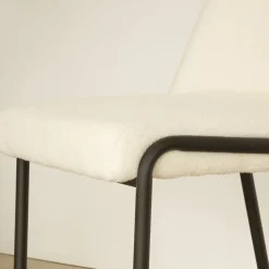 Liv Chaise bouclette blanc^Banak Sale