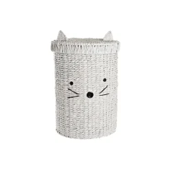 Losme Panier à linge en fibre^Banak Sale