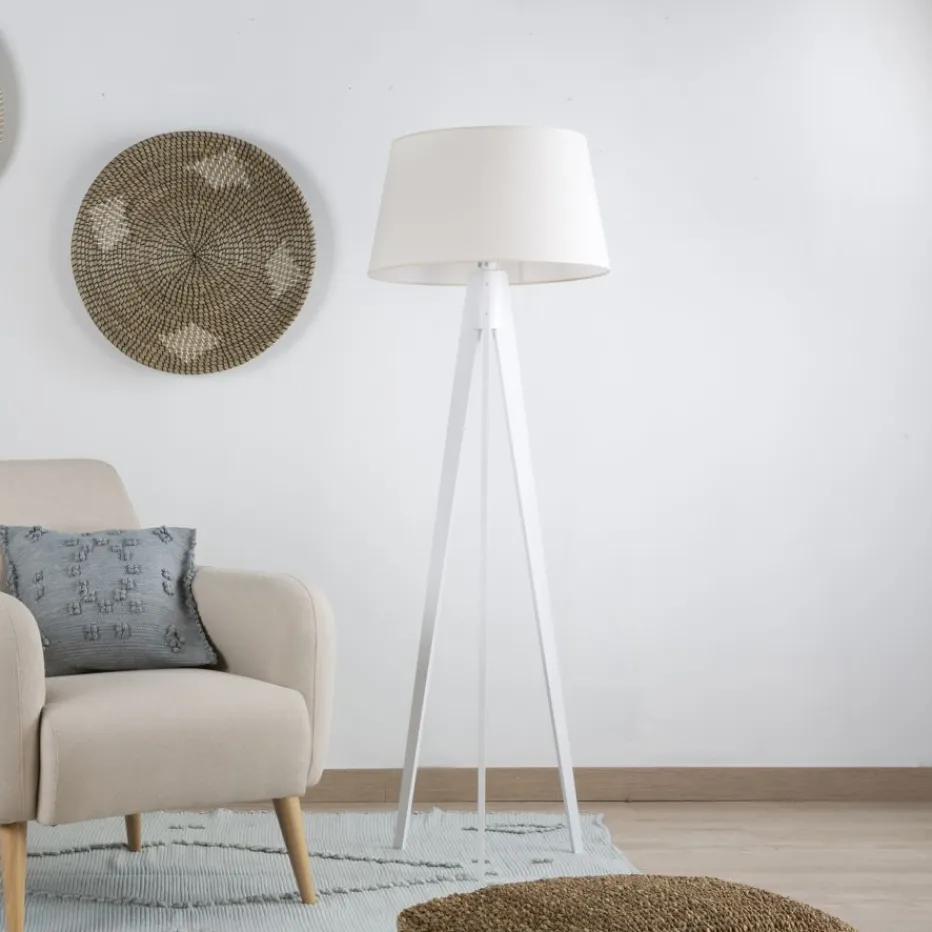 Lure Lampe de sol blanche^Banak New