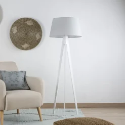 Lure Lampe de sol blanche^Banak New