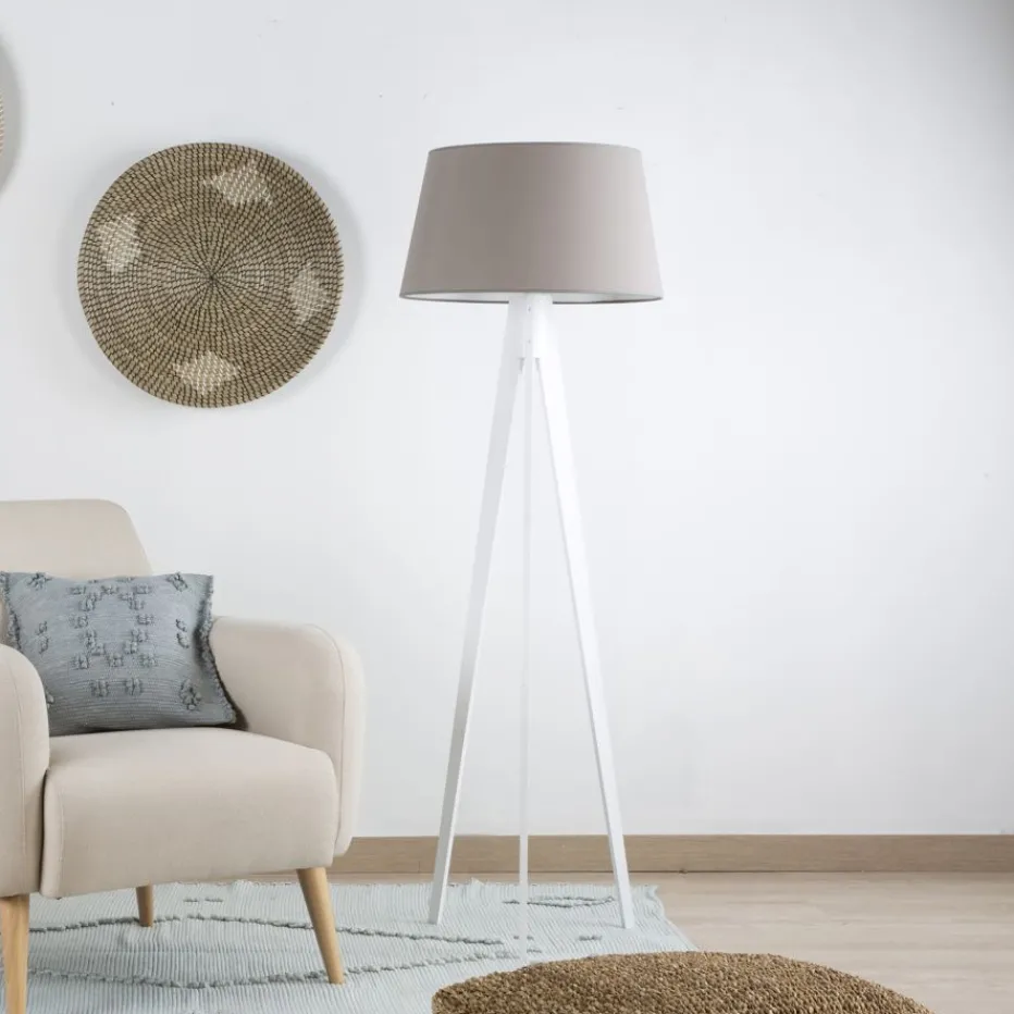 Lure Lampe de sol blanche^Banak New