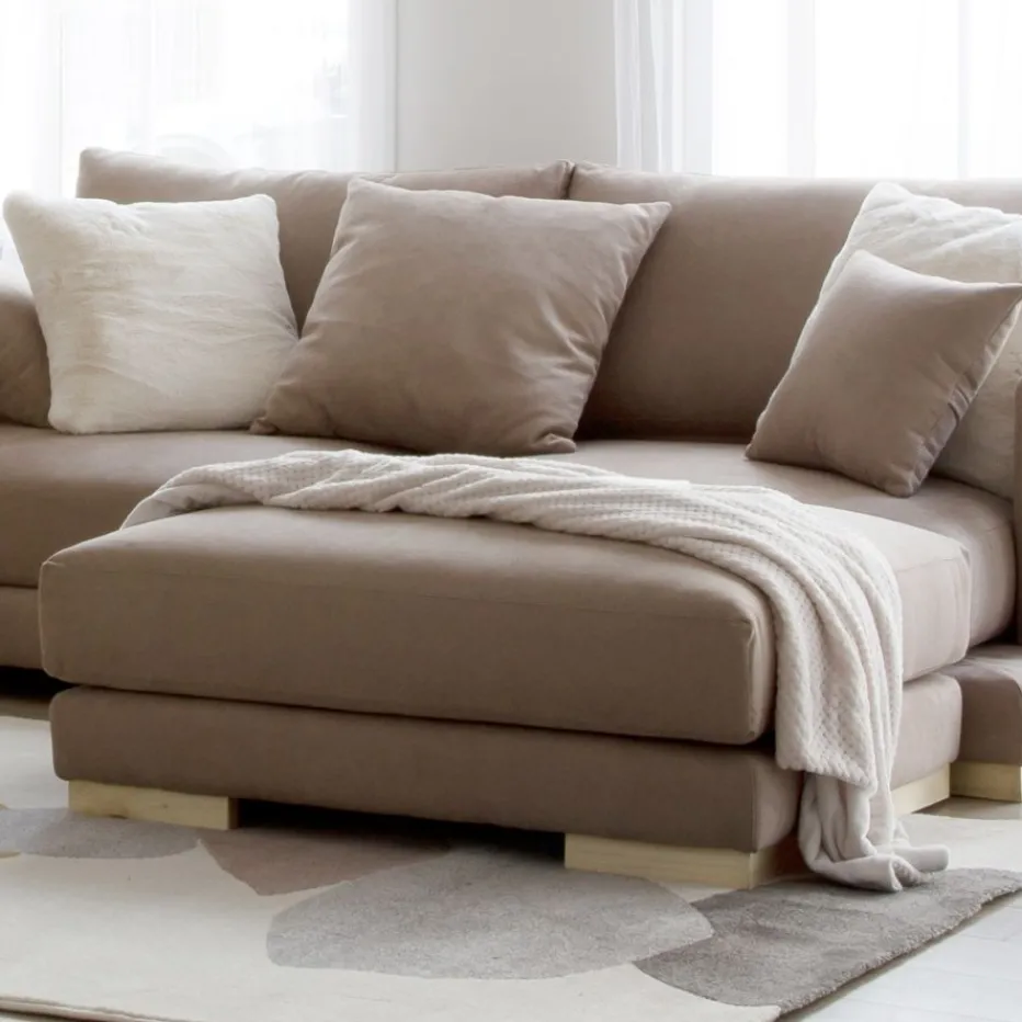 Luxor Pouf carré tapissé^Banak Online