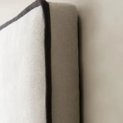 Madary T&ecirc;te de lit rembourrée beige pour lit de 150 et 160^Banak