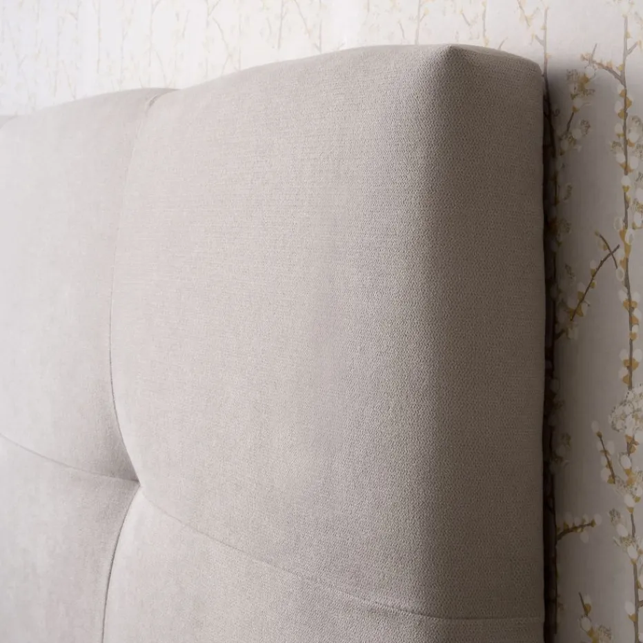 Maira Tête de lit capitonnée beige pour lit de 150 et 160^Banak Best
