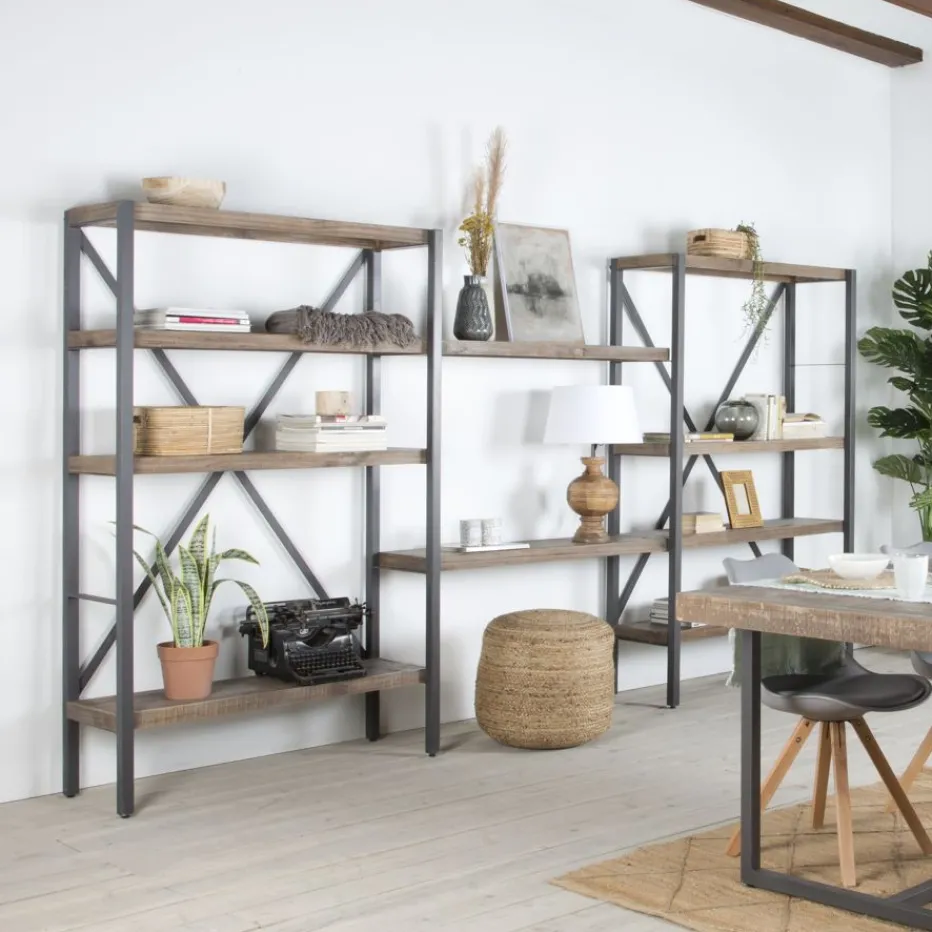 Manila étagère en bois massif 125"^Banak Online