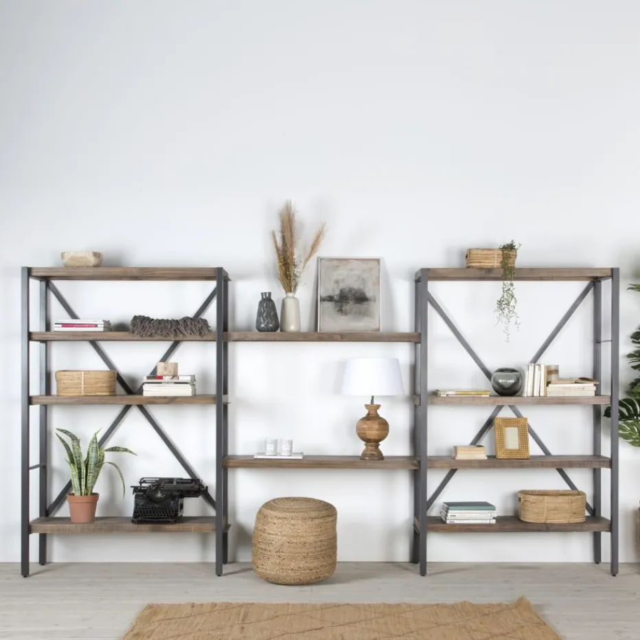 Manila étagère en bois massif 125"^Banak Online
