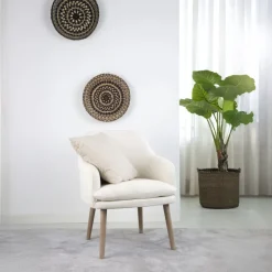 Mara Fauteuil de lecture beige^Banak Online