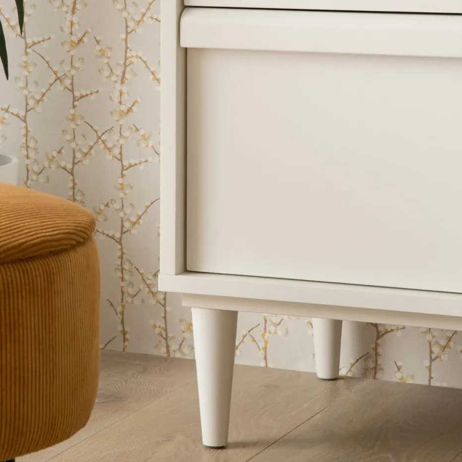 Margot Chiffonnier en bois laqué blanc^Banak Sale