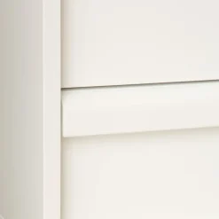 Margot Table de chevet en bois laqué blanc^Banak Online
