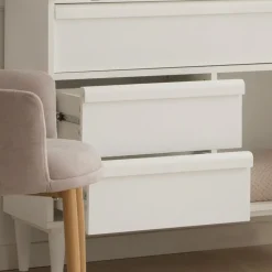 Margot Vitrine en bois laqué blanc^Banak Hot