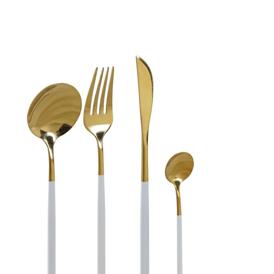 Maso Couverture set 16 inox doré^Banak