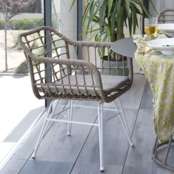 Mattia Chaise de jardin en rotin synthétique^Banak Clearance