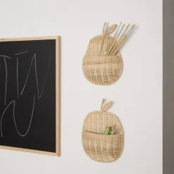 Mela Panier en forme de pomme en rotin^Banak Hot