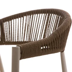 Melbu Chaise de jardin en rotin synthétique et aluminium blanc^Banak Discount