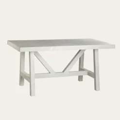 Milner Table à manger rectangulaire en bois massif^Banak Outlet