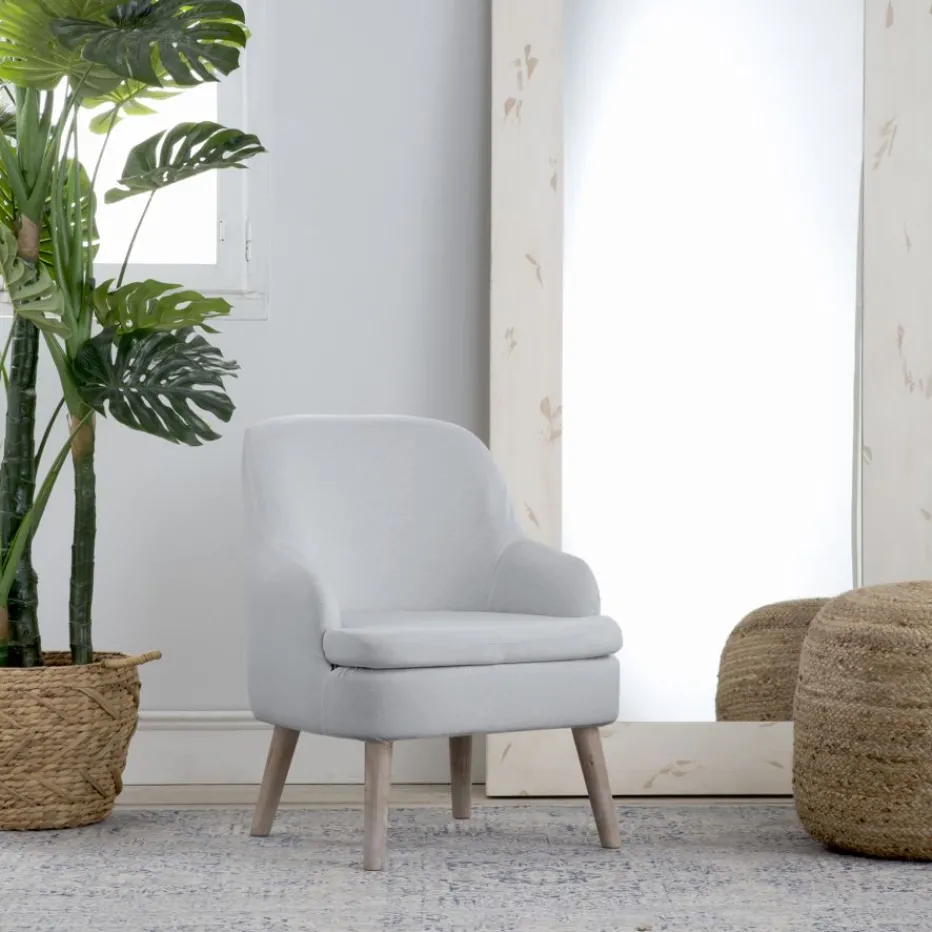 Naivi Fauteuil de lecture gris^Banak Best