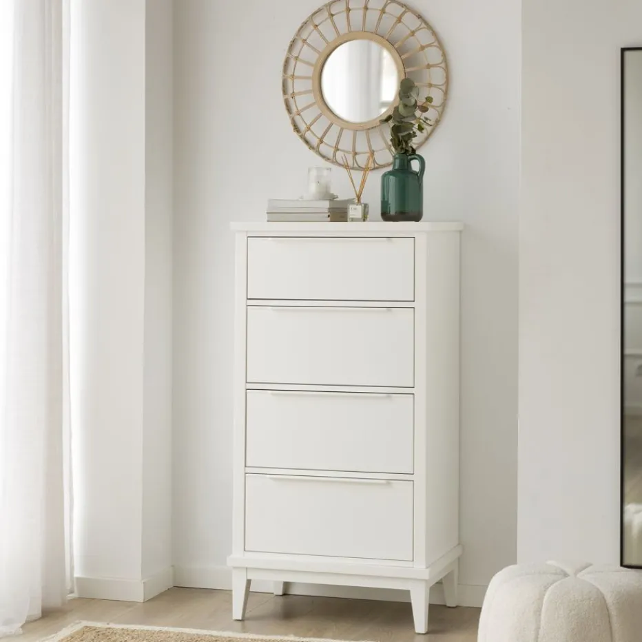 Naroa Commode laqué en blanc^Banak Discount