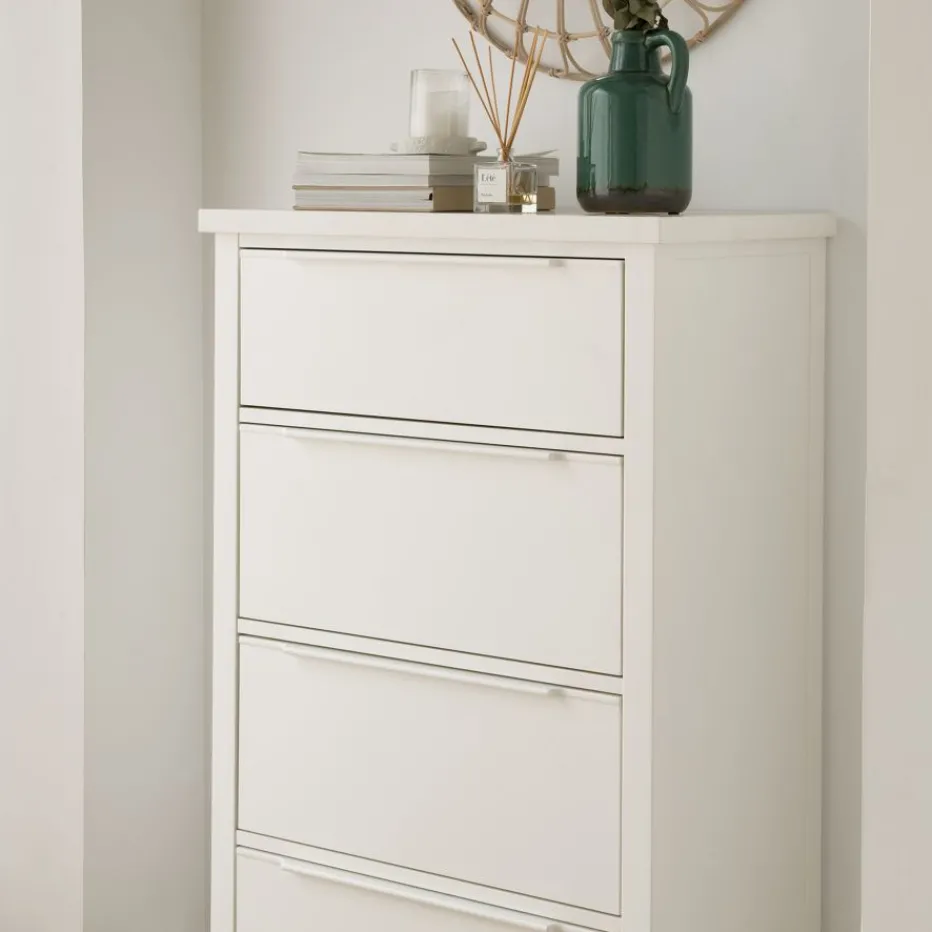 Naroa Commode laqué en blanc^Banak Discount