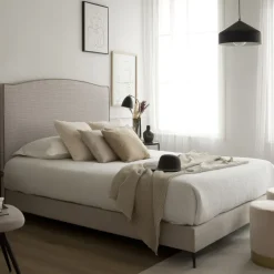 Nayra Base de lit tapissé 150x190^Banak Best