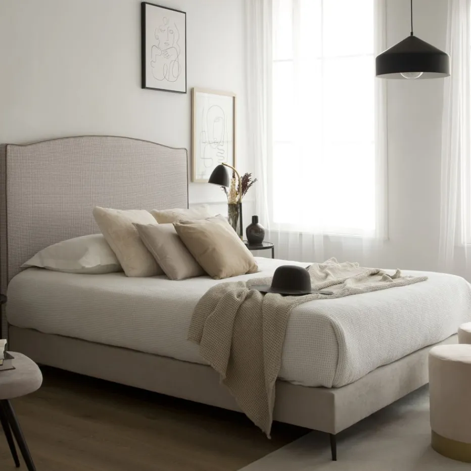 Nayra Base de lit tapissé 150x190^Banak Best
